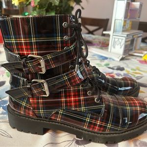 Jessica Simpson Combat Boots.